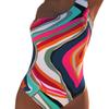 1011 New Printed One-piece Swimsuit Women's Beach Swimsuit European and American Popular Temu Xiyinya