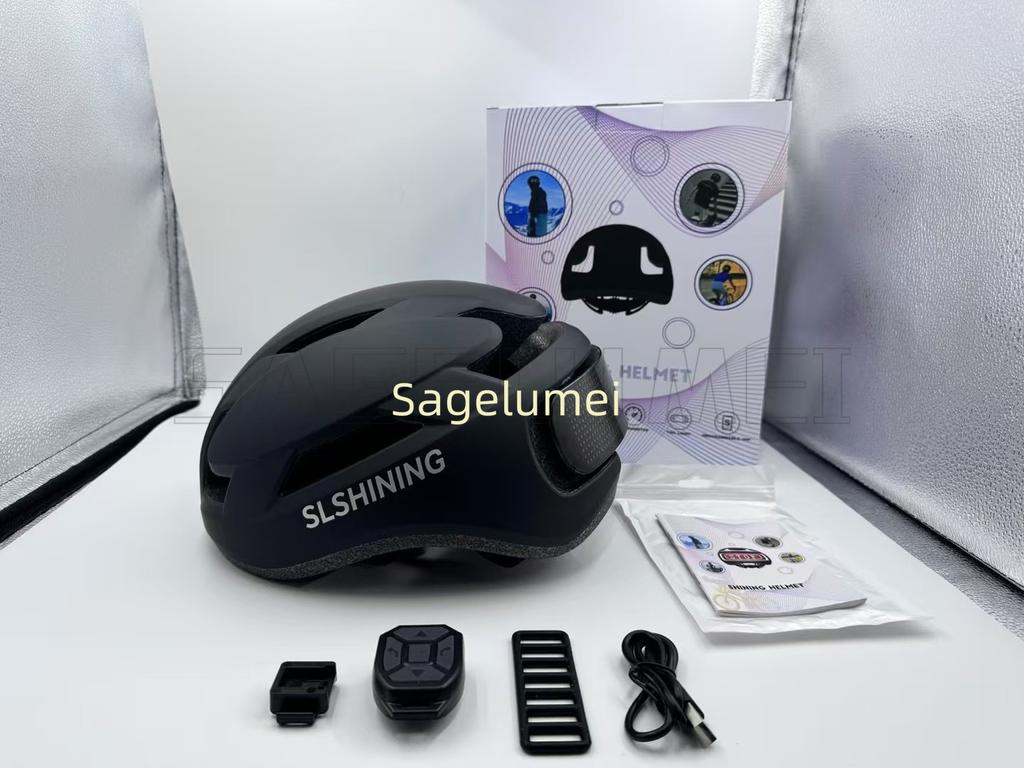 LED Bike Helmet with LED Display Screen Taillight Smart APP Control Bicycle Helmet Road MTB Cycling Helmets Turn Signals Remote