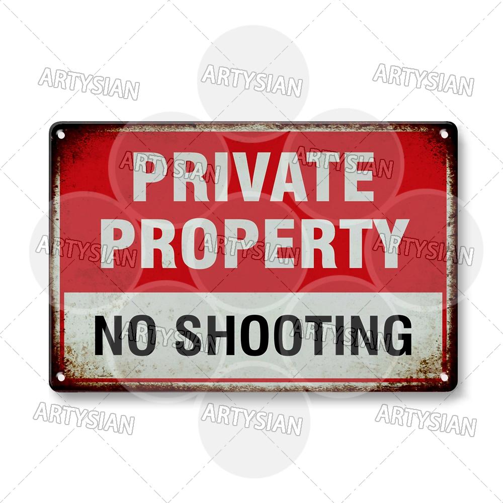 Охота Рыбалка Предупреждение Металлическая табличка Стрельбище Осторожность Табличка Не стрелять по уткам Частная собственность Защита животных и дикой природы 20x30cm