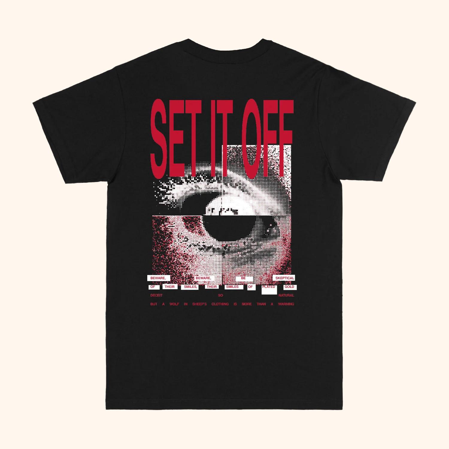 Hot Set It Off Band Ablum Eye Black 2026 T-shirt S to 5XL 2F1363 S