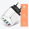 PD33W GaN QC3.0 Multi-Port 9V/12V Fast Charger, European Standard.