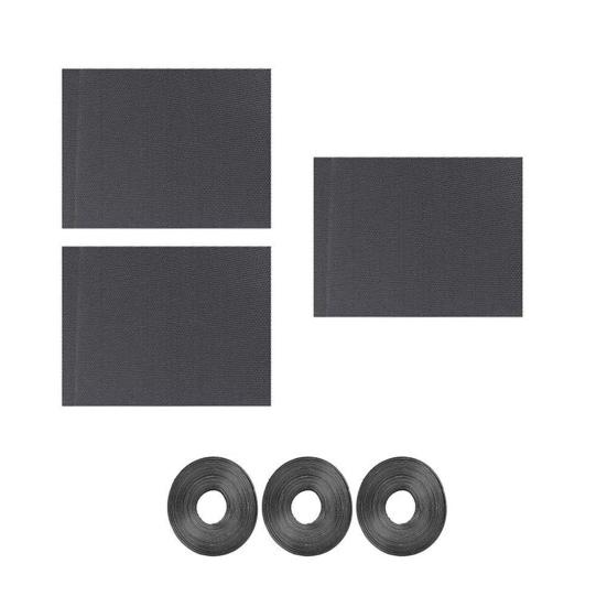 

3шт DIY невидимый прозрачный оконный экран от насекомых защитная сетка от комаров чёрный