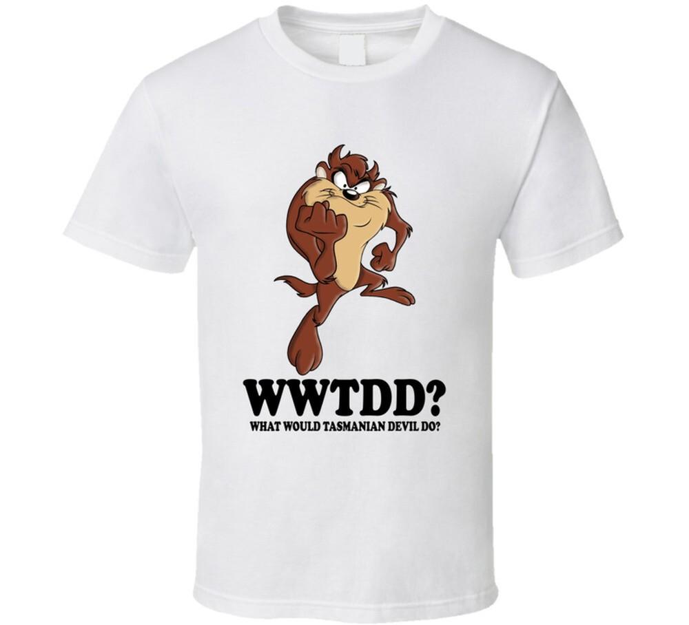What Would Tasmanian Devil Do Wwjd Cartoon Character Fan T Shirt Unisex T-Shirt S
