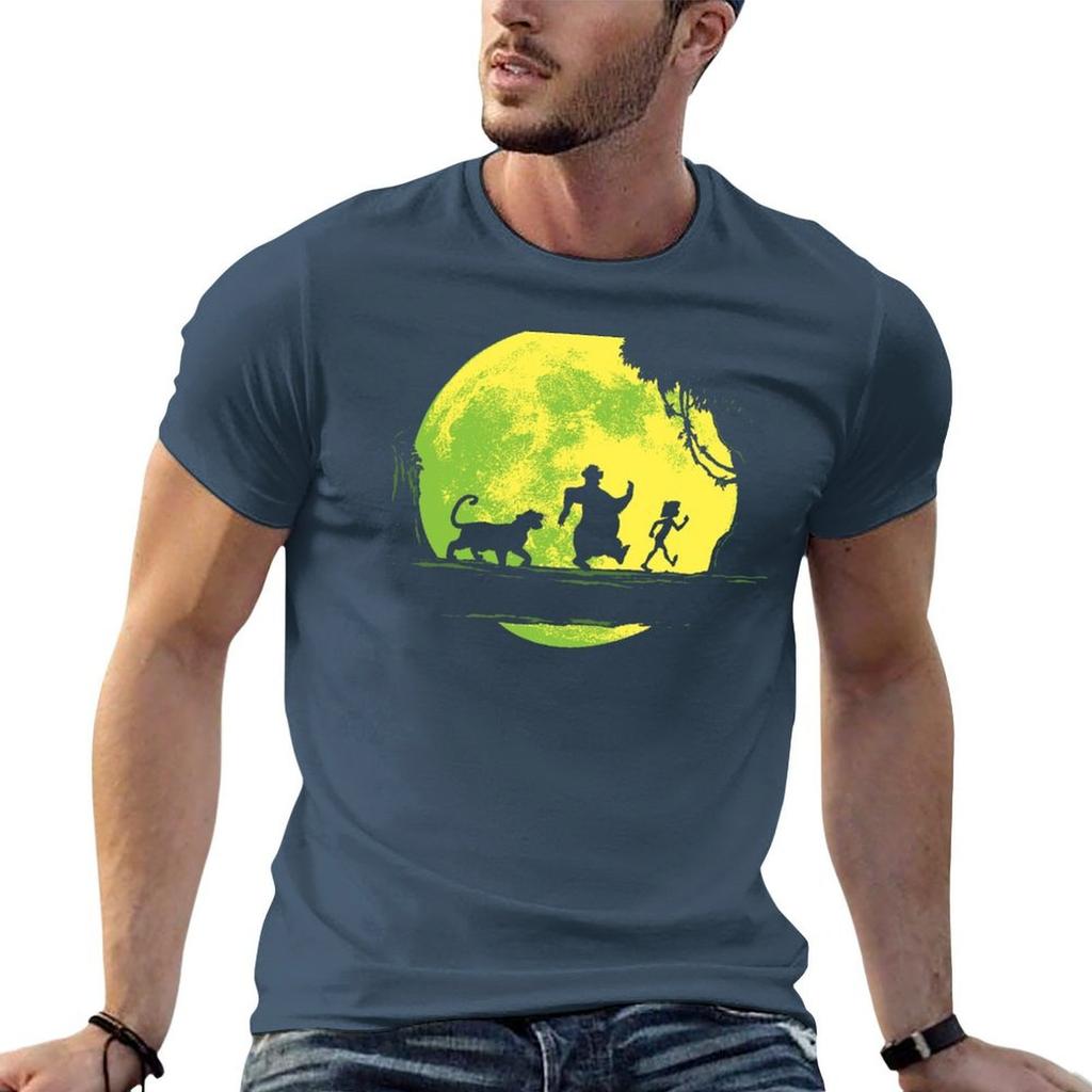 Jungle Moonwalk Tshirt No Iron Casual Short Sleeve Top