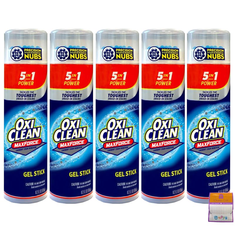 

Oxyclean Max Force Gel Stick 175 г x 5 шт. с небольшим подарком [Набор 5]