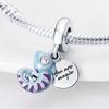 Hot Sale 925  Silver Charm Beads Glowing Luminous Firefly Star Light Bulb Pendant for Bracelet DIY Charms Jewelry