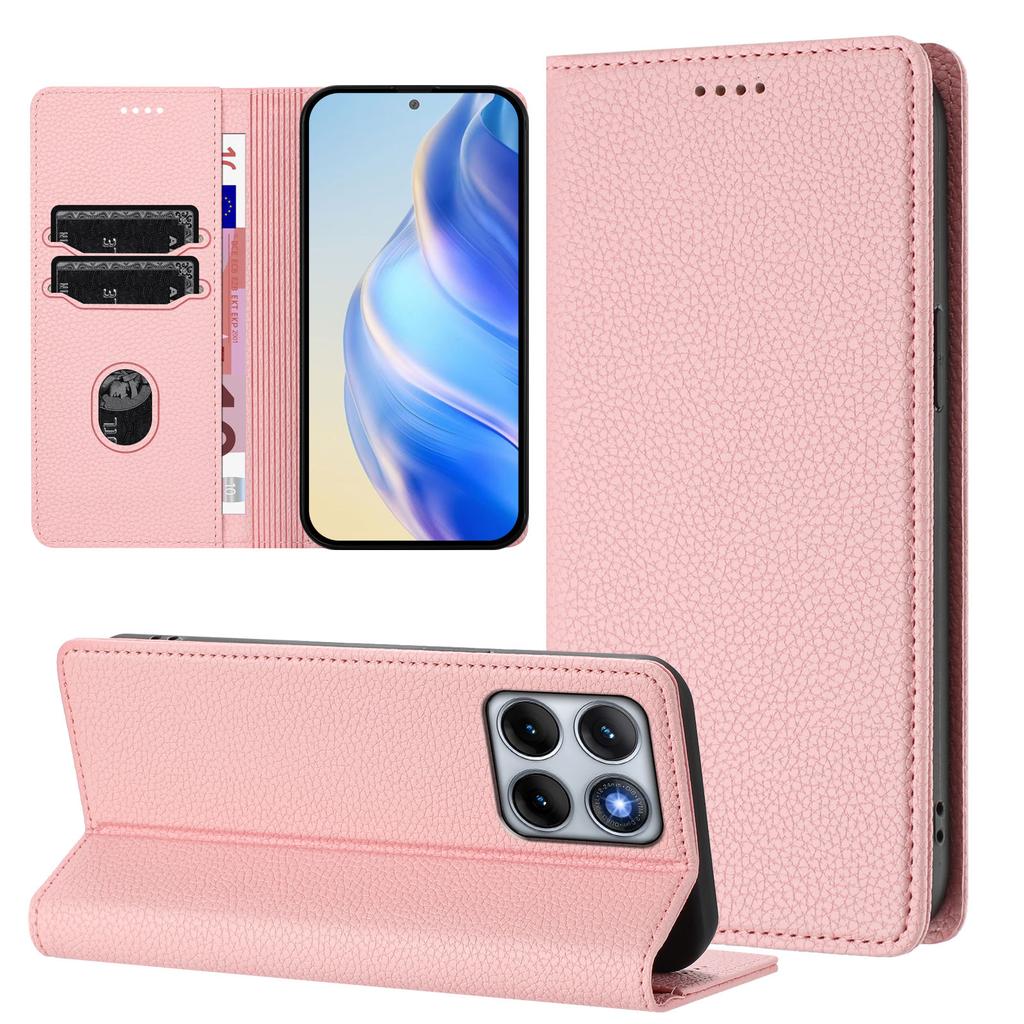Wallet Case for Edge 70 Fusion+ 5G - Leather/PU, Pink
