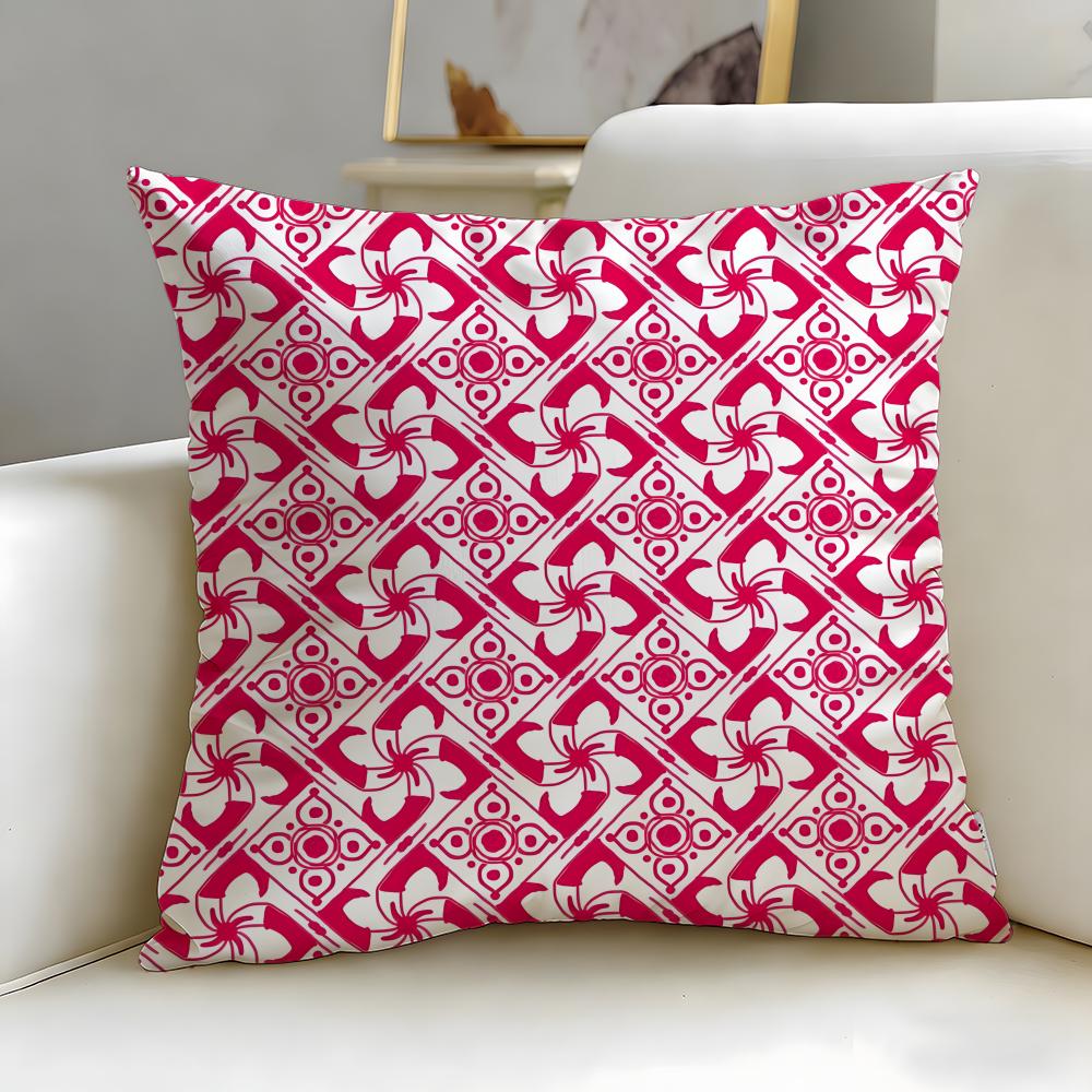 Cute Texture Cushion Cover Soft EasyWash Pillow Case Versatile for Couch Bed Travel and Office