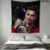 C Ronaldo Wall Tapestry Aesthetic Wall Hanging Printed Fabric Blanket Decorative Tapestries for Bedroom Living Room Home Decor