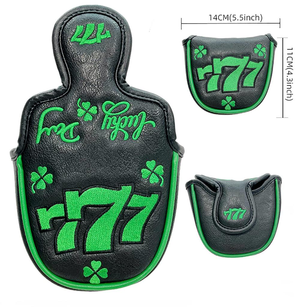 Golf Cover Head Cover Putter Cover for Mallet Compatible with