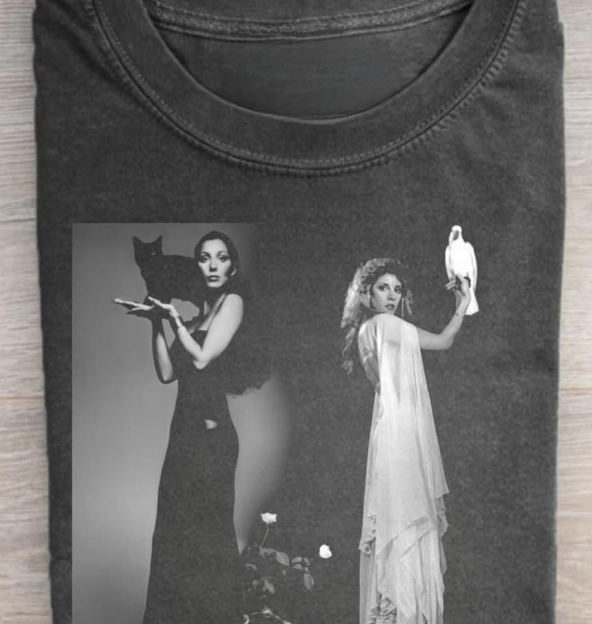 Vintage Cher amp Stevie Nicks Graphic Tee Unisex T-Shirt XXXXL