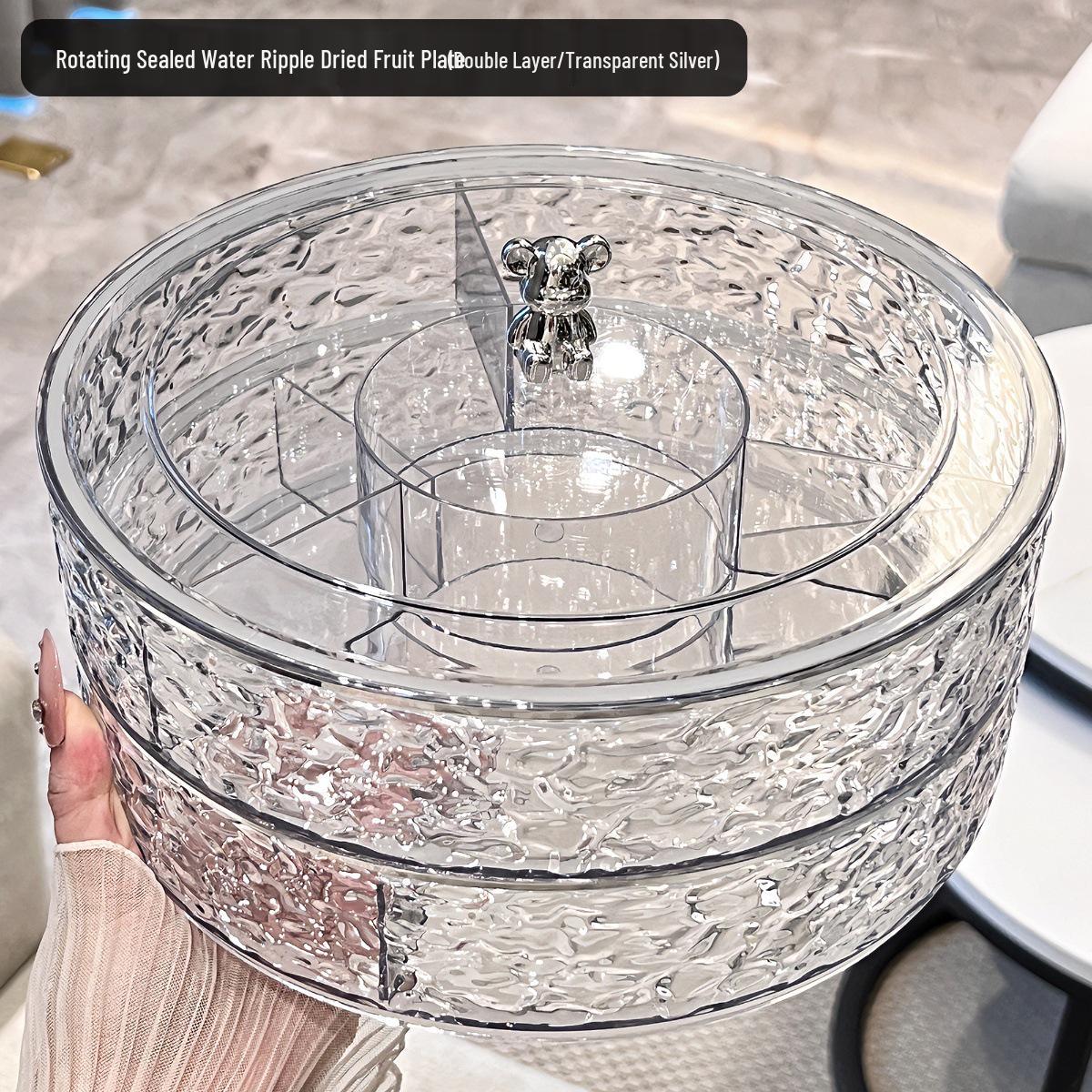 

Элегантный герметичный поднос для закусок из орехов и сухофруктов для журнальных столиков