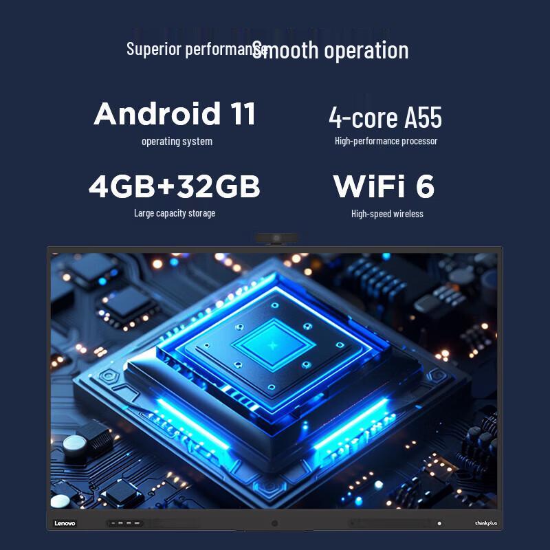 Lenovo 65-inch Smart Interactive Whiteboard S65+ Gen3 (CN version)