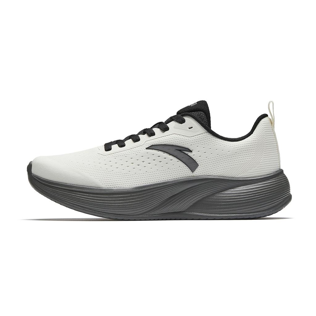 Anta Height Increasing Support Abrasion Resistant Slip Resistant Casual Sprint Training Running Shoes Men's White Gray 912615508-1