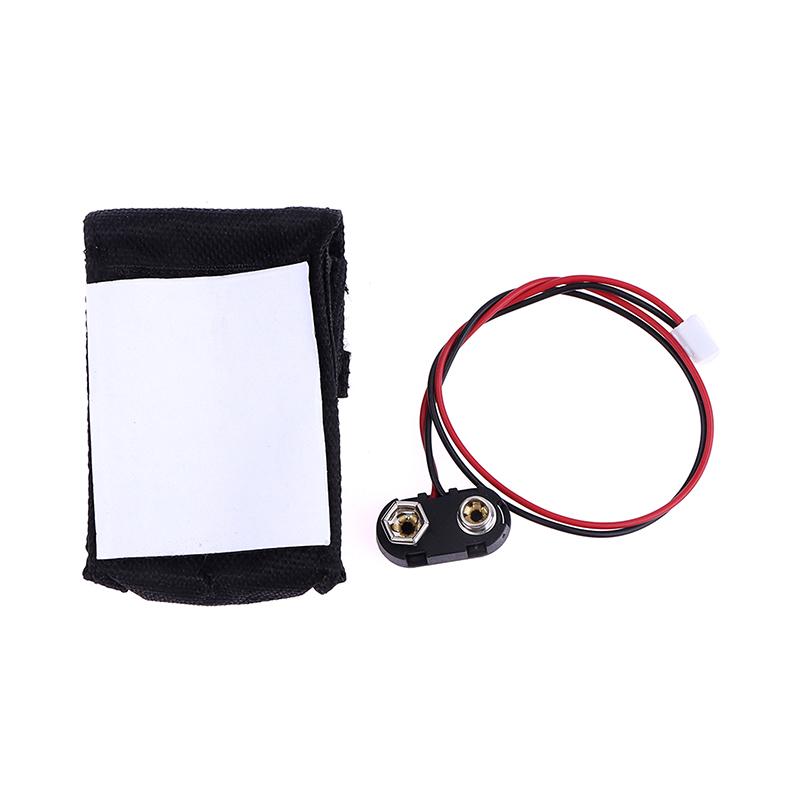 1 Set Diy Accessories 9V Battery Case Holder Cover Box For Acoustic Guitar Bass Pickup Black Guitar Parts