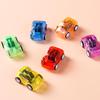 Educational Transparent Pull-back Sedan Toy Car for Children