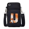 Halloween letter printing trend mobile phone bag vertical square black messenger bag change bag