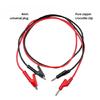 2Pcs Universals Multimeter Test Leads Banana Plug To Alligator Clip Multimeter Testing Cable Test Probes Leads Wire Cable