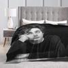 Timothee Chalamet Warme Weiche Decke Amerikanischer und Französischer Schauspieler Büro Bettwäsche Überwürfe Winter Flanell Tagesdecke Sofa Bettbezug