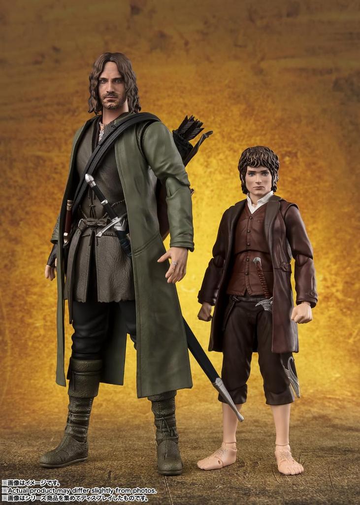 TAMASHII NATIONS S.H.Figuarts Frodo Baggins & Gollum (Lord of the Rings) Approximately 120mm PVC & ABS & Fabric Painted Movable Figure