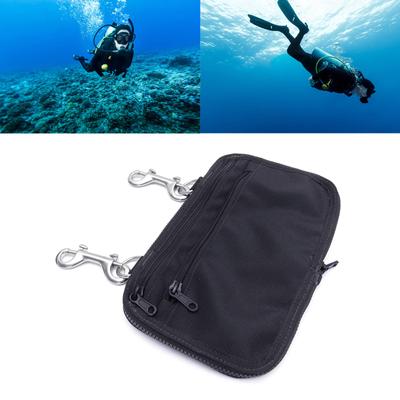 Diving Side Mount Storage Pocket Bag with Double Ended Hook Diving Sidemount Storage Pouch Snorkeling Accessories