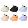 Women's UPF50+ Roll-Up Sun Visor Packable Sun Visor Summer Roll-Up Visor Wide Brim Roll-Up Sun Visor