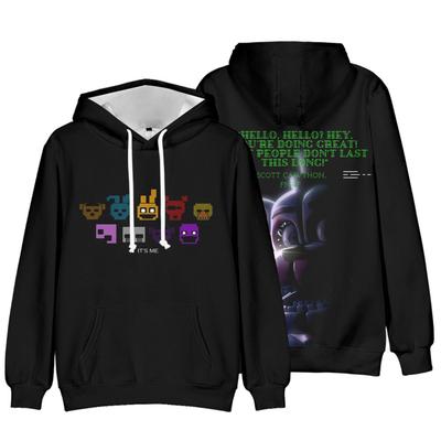 Mode Niedliche 3D Sweatshirts Five Nights At Freddy's Spiel Aufgedruckt Hochwertige Hoodies Herbst Winter Herren/Damen Oberteile