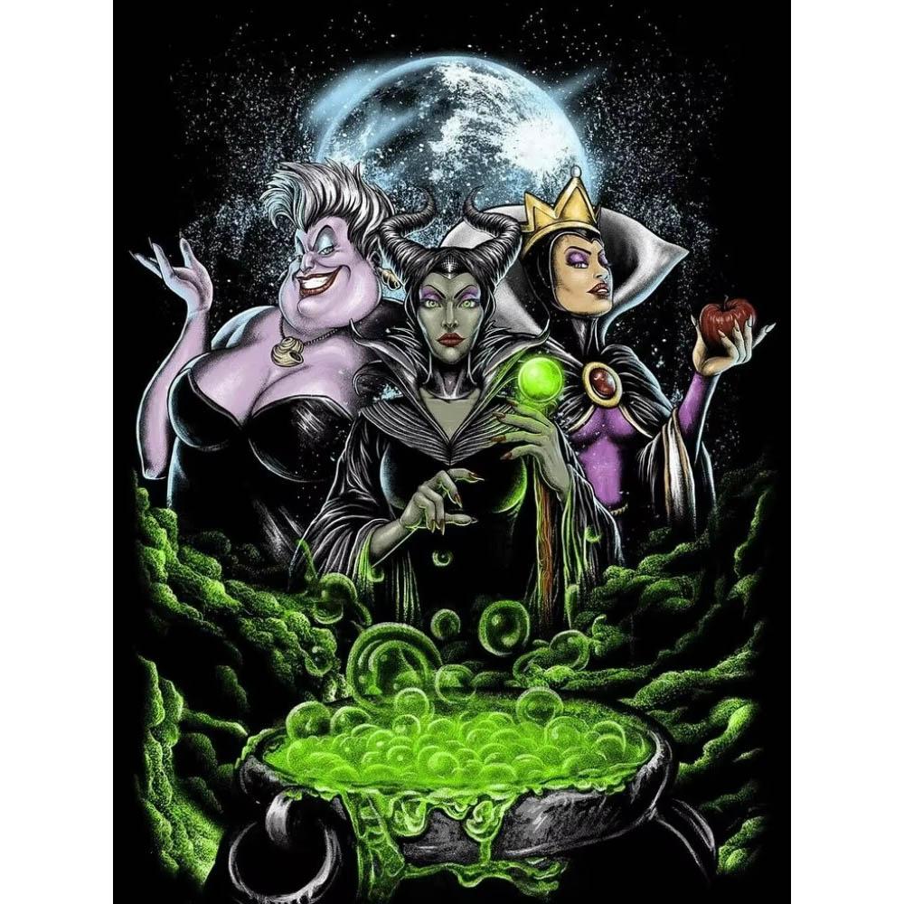 Maleficent Dark Style Diamond Painting New Full Diamond Gothic Style DIY Diamond Embroidery Material Pack