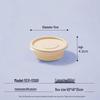 Mr. Corn Biodegradable Round Food Containers