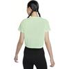 Nike Pullover mit Rundhalsausschnitt Einfarbiges Kurzarm-Oberteil Damenoberteile Dampfgrün FN4118376