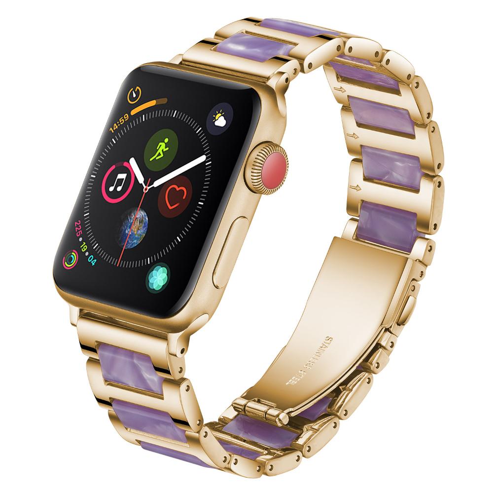 Hars+Metalen Band voor Apple Watch Ultra 3/2 Band 49mm 46mm 45mm 41mm 44mm 40mm 42mm Horlogeband iWatch Series 11 10 9 8 7 6 5 SE 3