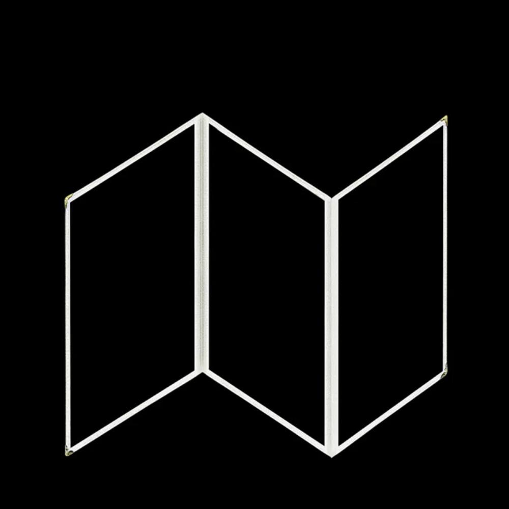 A4 A4 Menu Paper Holder Metal Corners Shell Document Folder PVC Transparent Menu Cover Hotel