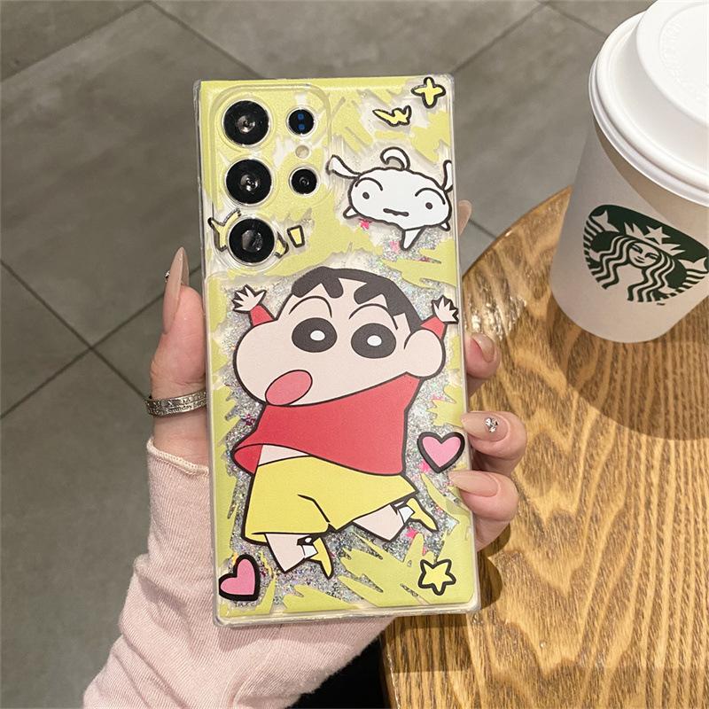 

Crayon Xiaoxin is suitable for Samsung s25ultra mobile phone case s24plus quicksand s23ultra cartoon s22 anti-drop. S22 ULTRA