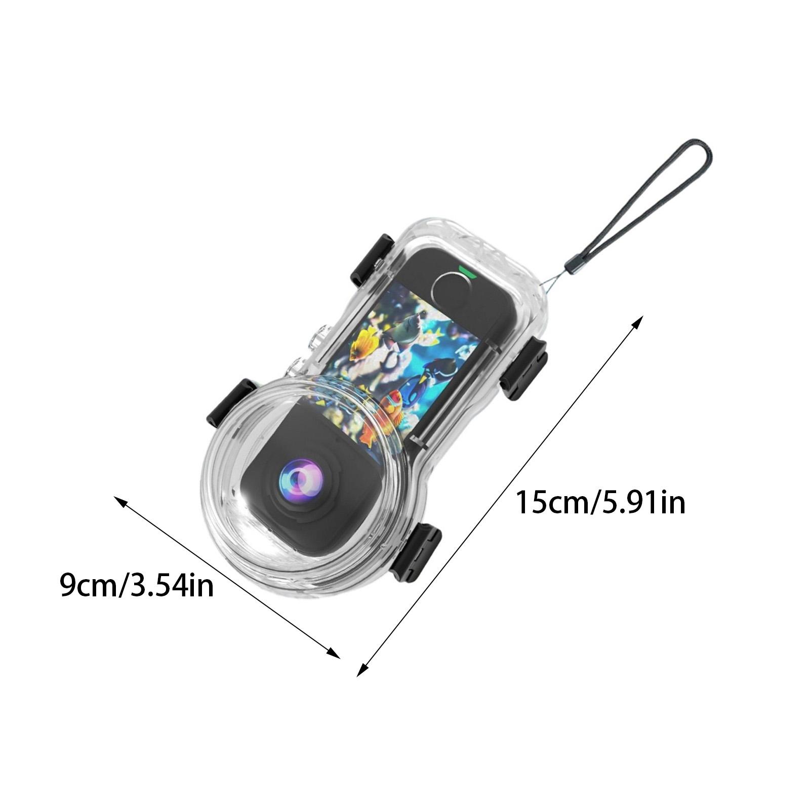

Invisible Dive Case Lens Guard Protective Cover Lens Action Camera Accessories Transparent Dive Case For X4 Air Camera 1