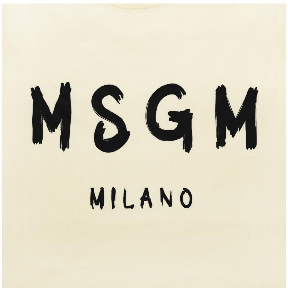 MSgm BruShed Logo Women S T ShirT 2000mdm510