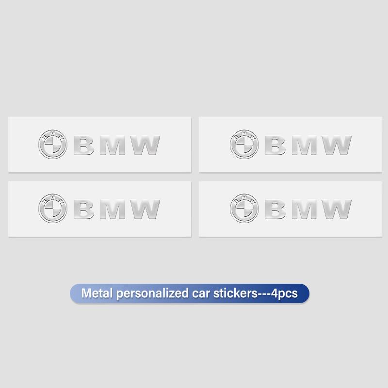 

2025 Hot Metal Car Logo Emblem Decal Anywhere Stickers Decor Accessories For BMW E87 E70 E91 E30 G20 E92 E93 E60 E46 E90 G30 E53