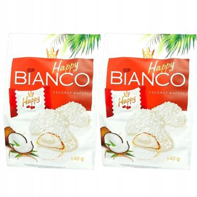 Flis Happy Bianco Coconut Waffle 140g X 2 Pieces
