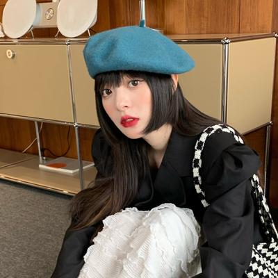 Woolen Beret, Fashionable And Warm Retro Hat