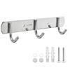 Multipurpose Stainless Steel Hook Rack Practical Hook Rail Elegant Hangers for Hanging Towels Clothes In Any Room
