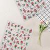 Yu Jian Rose 3D Embossed Nail Art Stickers - Fresh Ins Style DIY Decoration