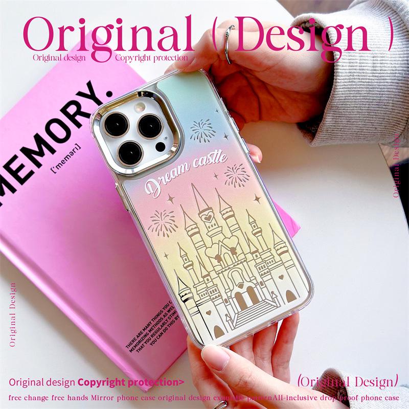 Zhitai Apple iPhone 14 Pro Case: 3-in-1 Mirror Design, Fits 13/12/14 Pro Max, Protective Cover