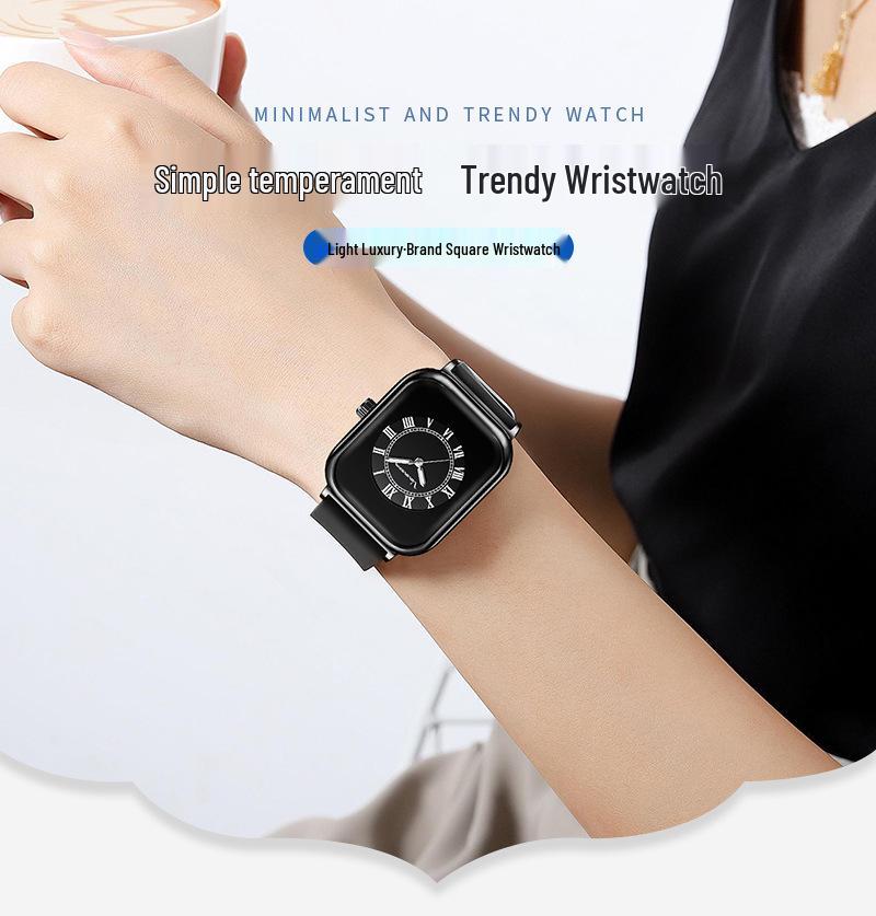 2025 Women's Business Casual Waterproof Quartz Wristwatch with Silicone Band