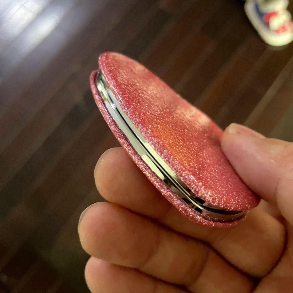 High Definition Heart Shape Makeup Mirror ABS Double-Sided Vanity Mirrors  Cosmetic Beauty Tools