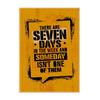 Industrial Style Motivational Gym Poster for Cafe, Bar, and Restaurant Decor