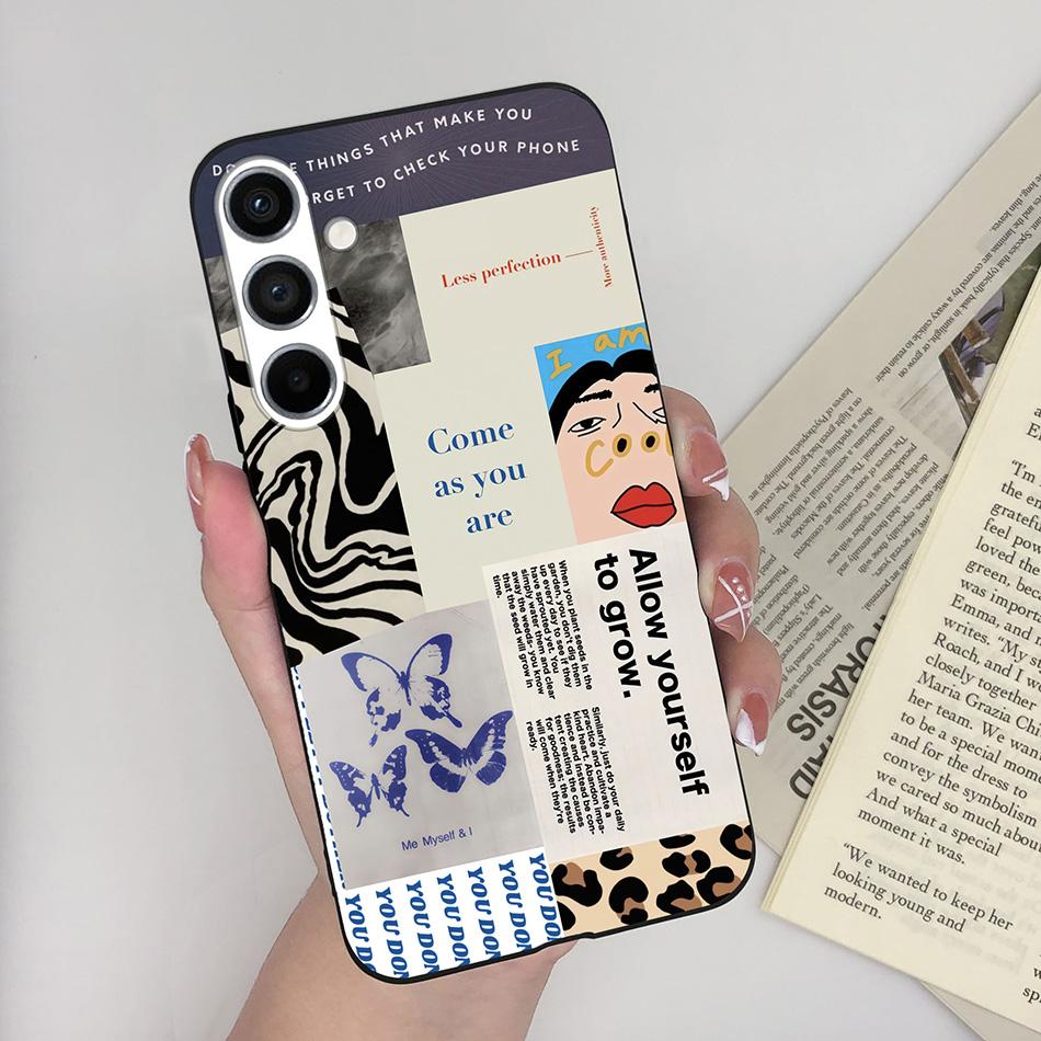 Hülle Für Samsung A54 5G Mode Niedlich Cartoon Rückseite Abdeckung Für Samsung GalaxyA54 A 54 SamsungA54 5G Handy Maske Silikon Hüllen Funda