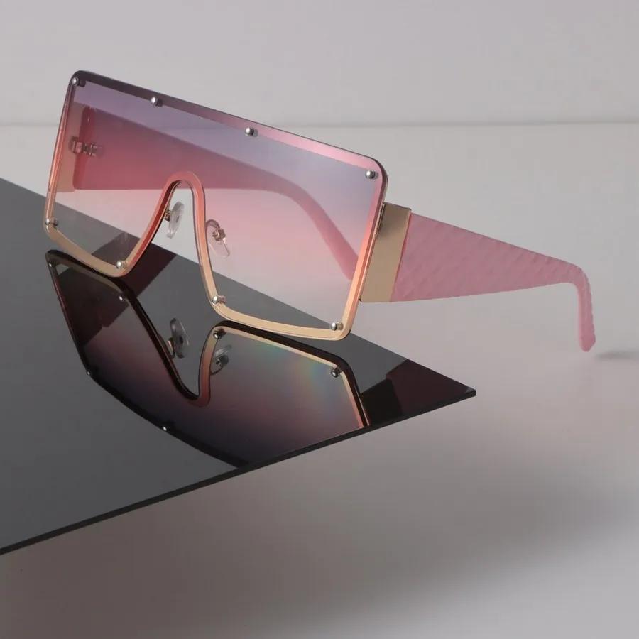 Retro Square Sonnenbrille Damen Mode Kunststoffrahmen Vintage Sonnenbrille Herren Stilvolle Übergroße Brille