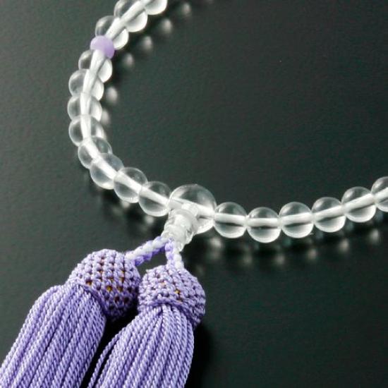 Mărgele de rugăciune Hayashi pentru altar budist Kyoto, pentru femei, cu ciucure din mătase pură, cristal autentic, 2 ceruri, geantă de piatră Fujimoon, mărgele de rugăciune Kyoto, pot fi folosite