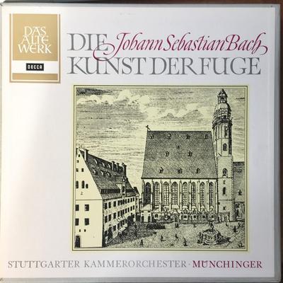 LP Record JOHANN SEBASTIAN BACH - STUTTGARTER - Die Kunst Der Fuge SET47778 Decca 1965 Germany Classical Used