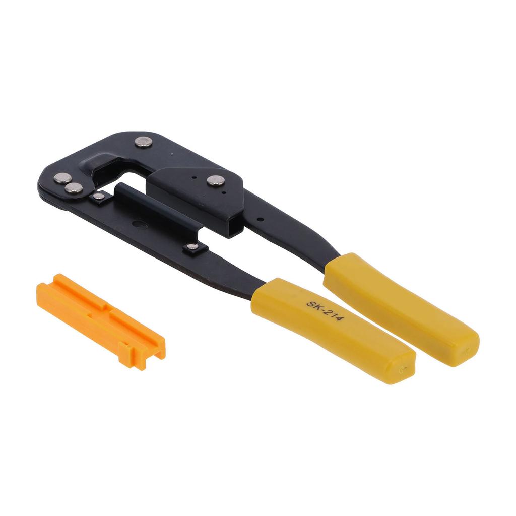 SK?214 Flat Ribbon Cable Crimper High Carbon Steel Hand Wire Arranging Pliers with Die Holder