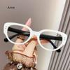 Oversized Female Finished Myopia Glasses Fashion Transparent Short Sighted Diopter Eyewear Unisex Large Cat Eye Computer Glasses